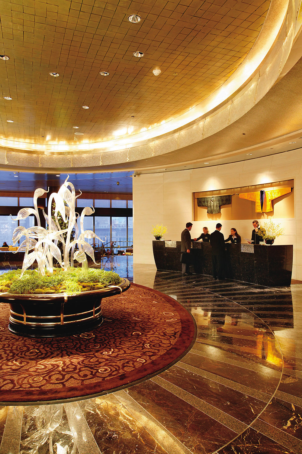 美国纽约文华东方酒店Mandarin Oriental, New York官方高清图_new-york-5-star-hotel-sky-lobby.jpg