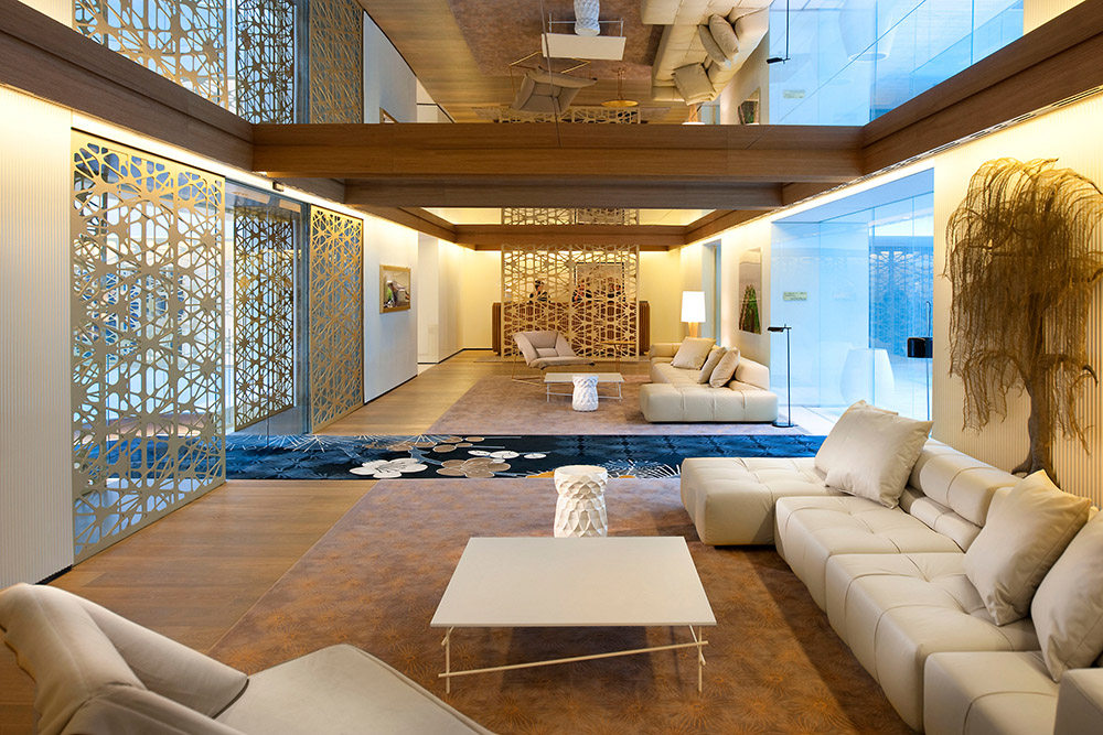 巴塞罗那文华东方酒店Mandarin Oriental, Barcelona 官方高清图_barcelona-lobby-main-lobby-with-catwalk-1.jpg