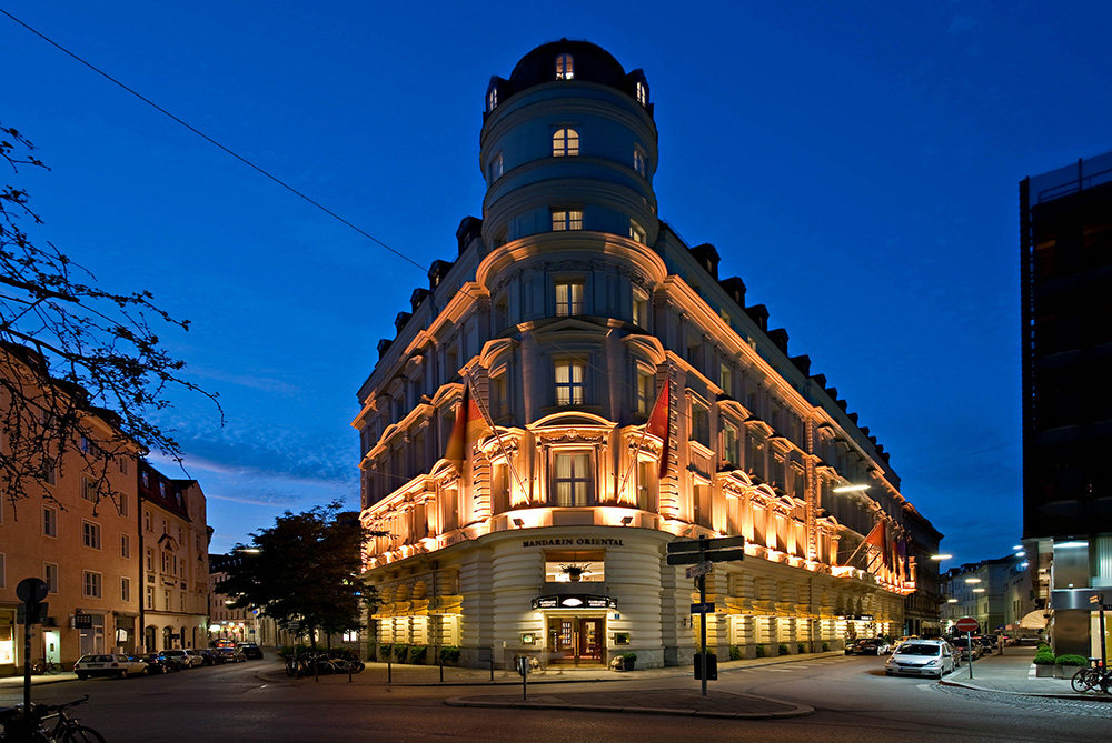 德国慕尼黑文华东方酒店 Mandarin Oriental, Munich 官方高清图_munich-exterior-night-2.jpg