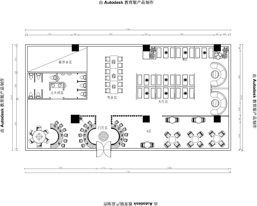 咖啡馆平面布置图 fang方案讨论_毕业设计图-Model.jpg