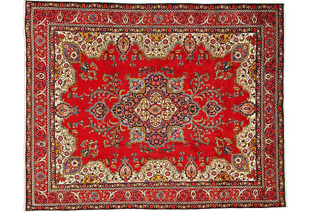 国外地毯-彩色_波斯大不里士,9 \\\\\\' 8“x 12 1”.jpg