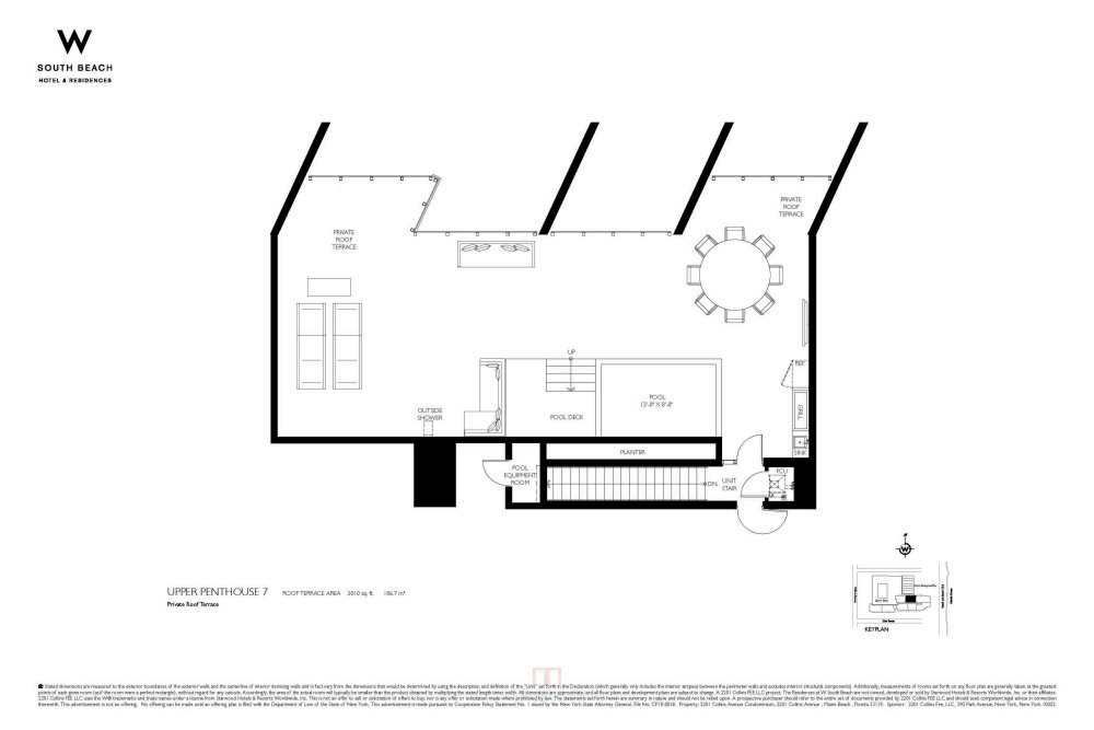 Yabu Pushelberg--迈阿密南海滩W酒店（官方摄影+视频+平面）_Upper Penthouse 7-2F.jpg