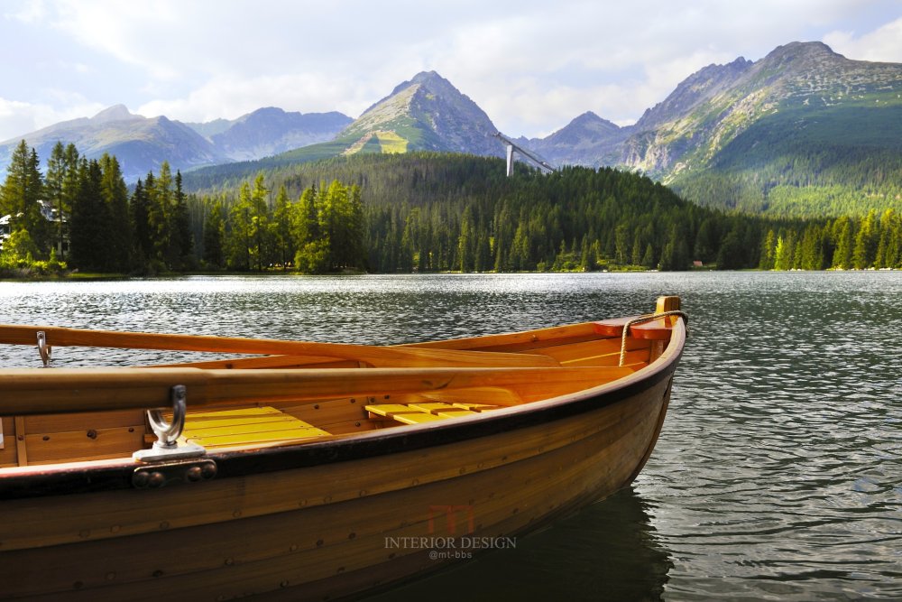 【凯宾斯基酒店】--克罗地亚-Strbske pleso 湖_Print_Boating-at-the-lake.jpg