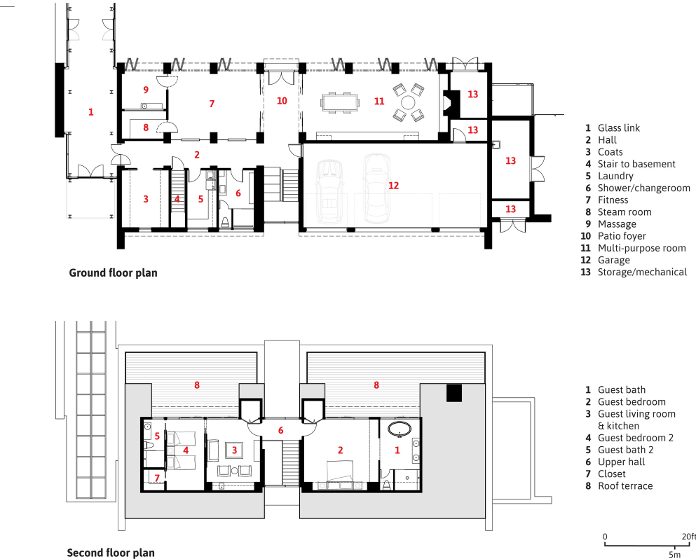 加拿大的狩猎住宅：299年的沉淀_Ground-Floor-Plan.png