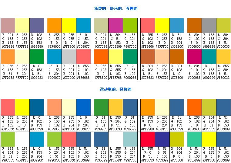 配色方案。详细的色彩表情分析。_1182744270.jpg