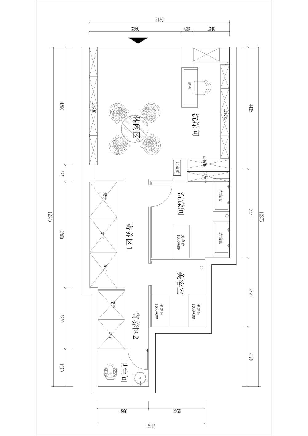 发一个冷门的小工装宠物店平面，大家进来拍拍砖娿_宠物店-Model.jpg