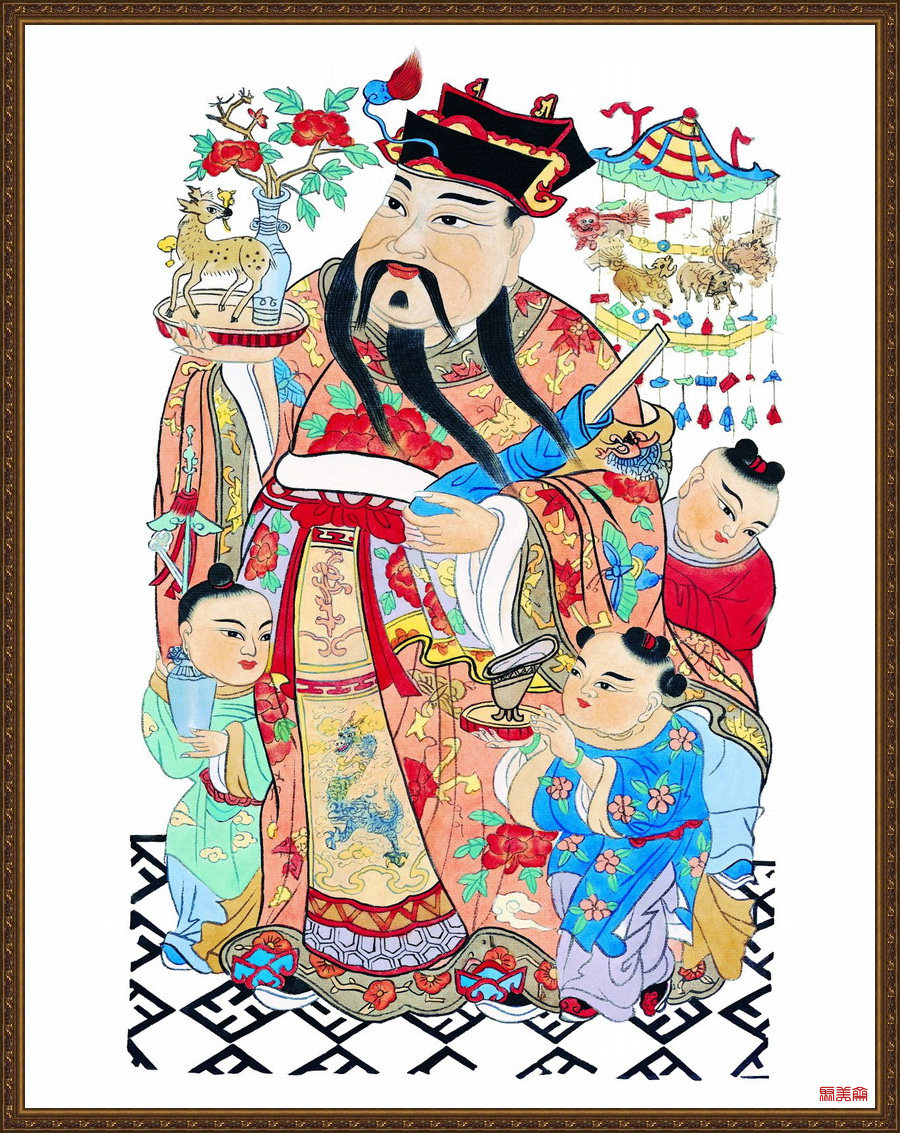 中国古典艺术——剪纸、年画、门神_952229846212732834.jpg