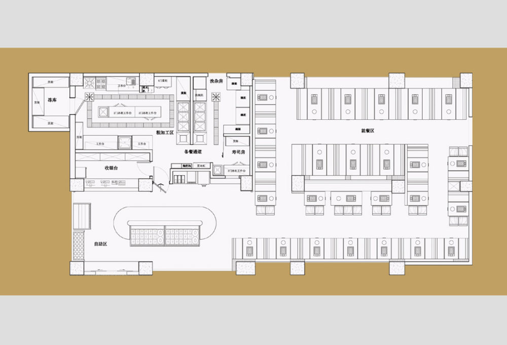 烤宴至尊烤肉刷刷锅自助餐002平面图陈朝辉设计工作室.JPG