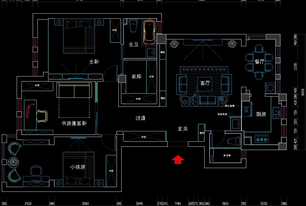 130纠结户型，求平面优化_2.jpg