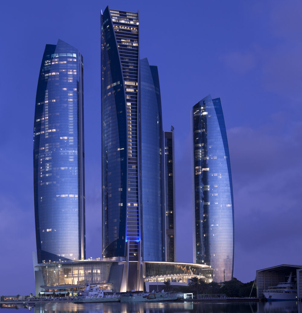 阿布扎比卓美亚阿提哈德酒店(官方摄影) Jumeirah at Etihad Towers_Jumeirah at Etihad Towers-The Towers Exterior.jpg