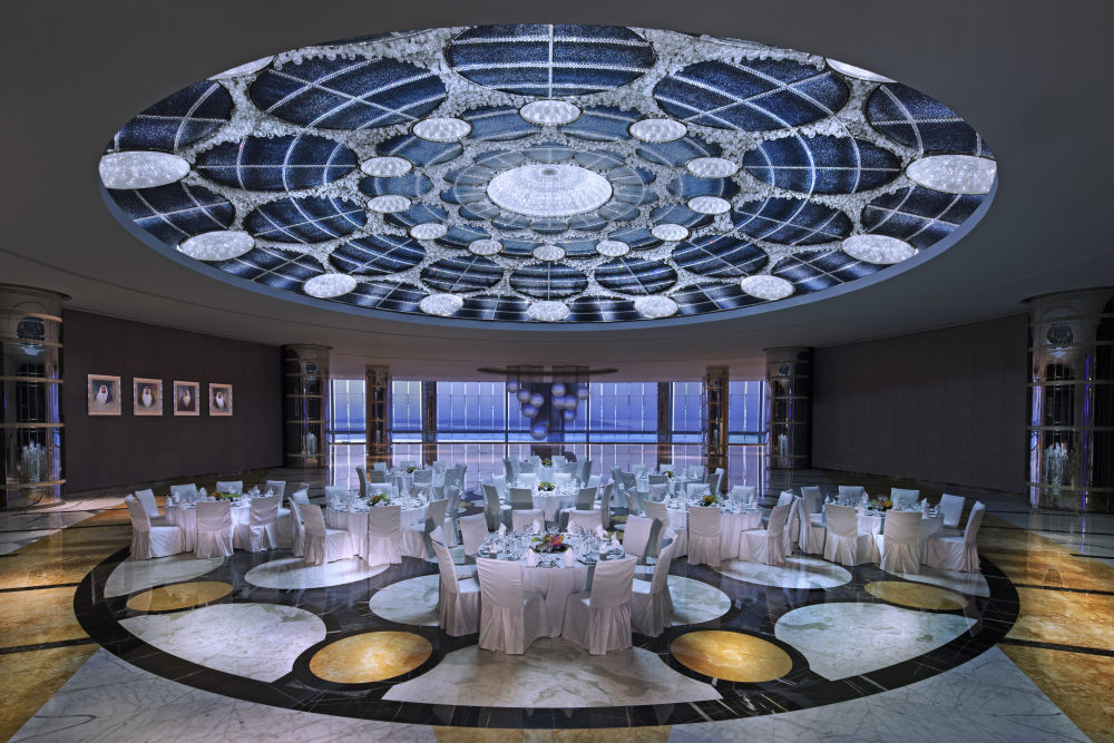 阿布扎比卓美亚阿提哈德酒店(官方摄影) Jumeirah at Etihad Towers_Jumeirah at Etihad Towers - Oculus Banqueting Setup.jpg