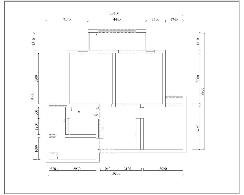 现代风格-无锡蠡湖边上舒适住宅（新手上路多多指导）_原始结构