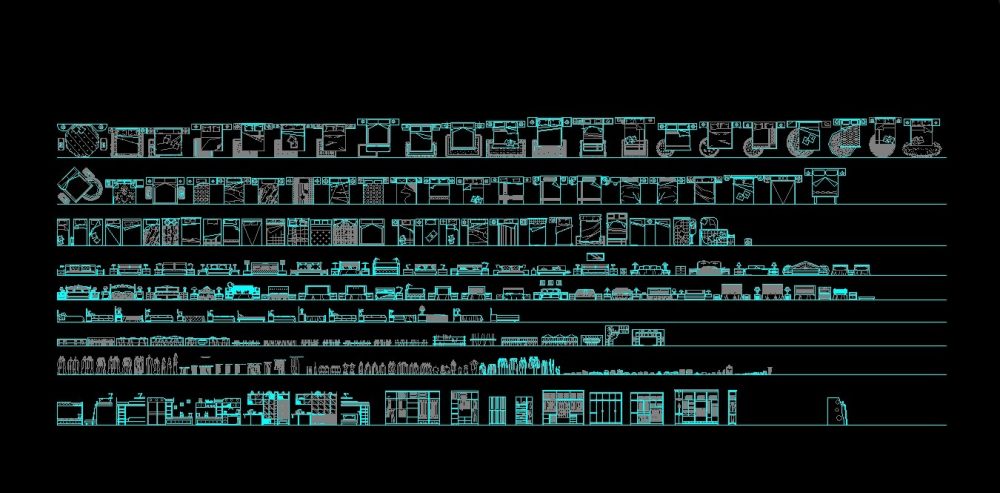 最全面的CAD家具图块_2.jpg