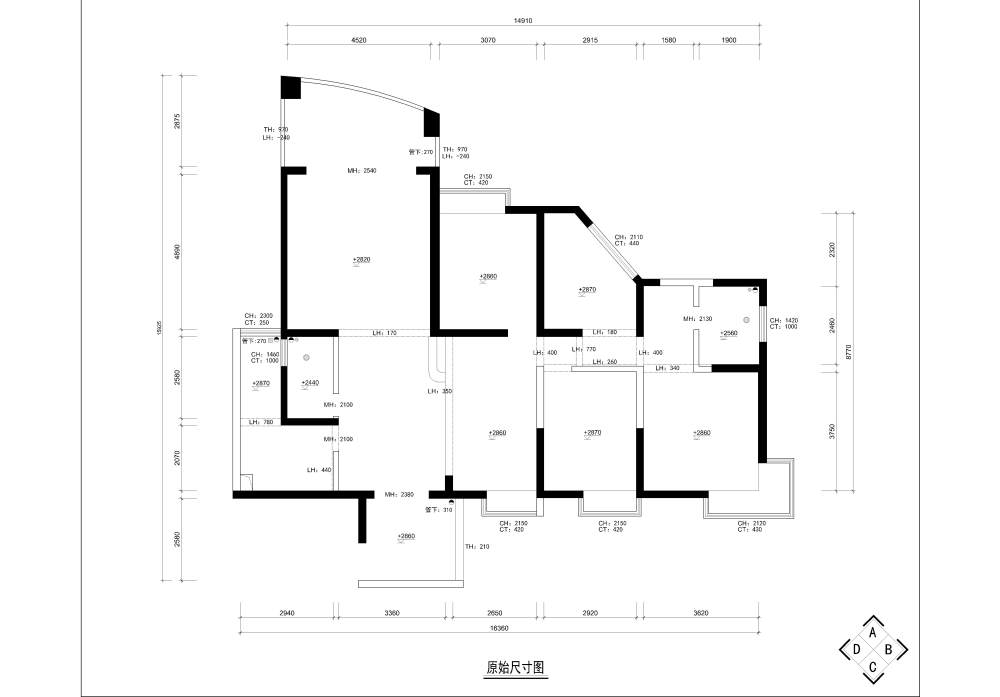 【君熙晨】《设计_品质_心空间》 —不断更新_原始框架图