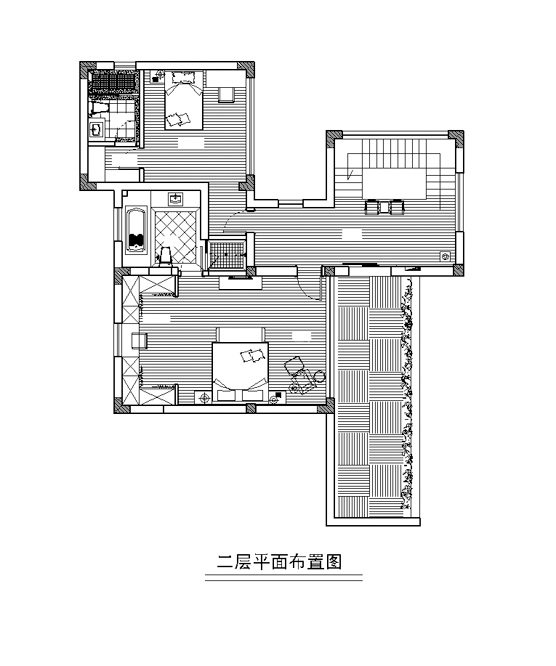 拙政东园样板房_30#二层平面布置图副本.jpg