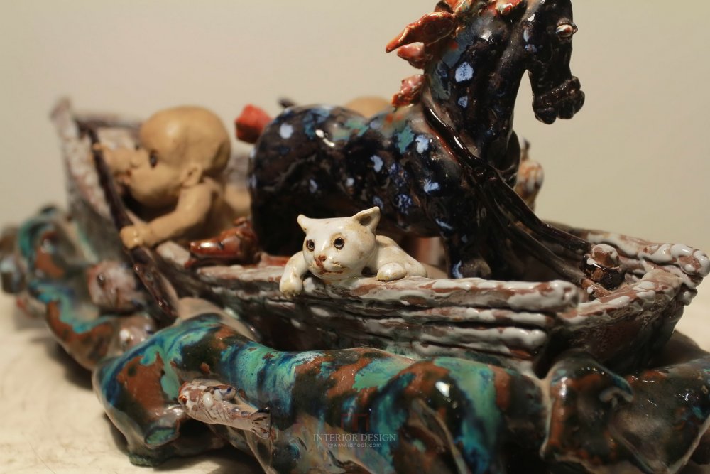 软装意向-陶瓷艺术品（余洋作品）_怪猫旅行记-余洋作品19_.jpg