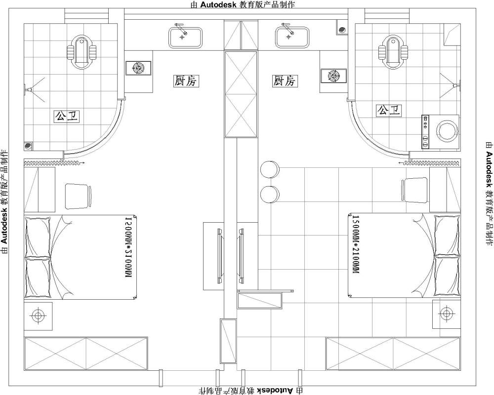 求助各路大侠帮忙看看这个小户型的方案_Mode2.jpg