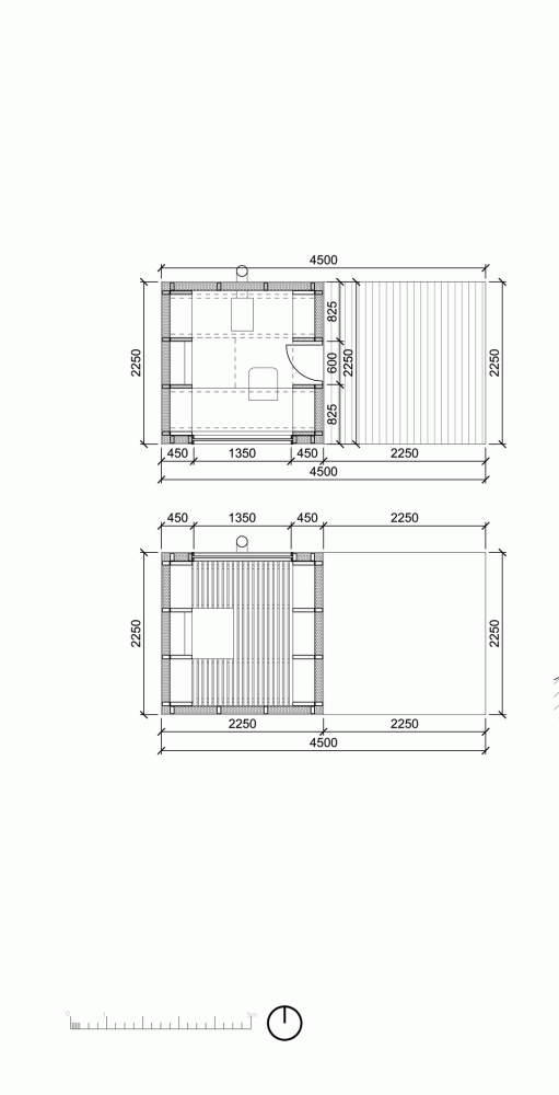 捷克共和国zadníTřEBAň花园图书馆_52de0769e8e44e9f140000c5_garden-library-mj-lk-architekti_floor_plans-511x1000.png