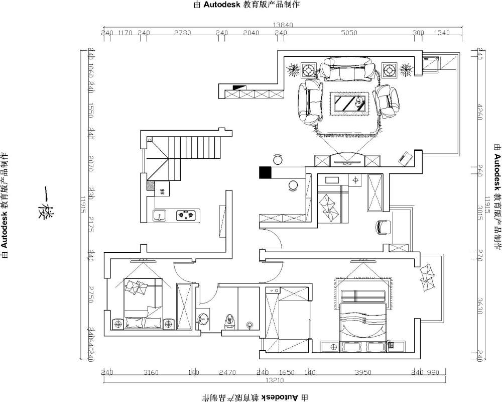 大平层带地下室户型分享下小想法，希望各位能提点意见_333.jpg