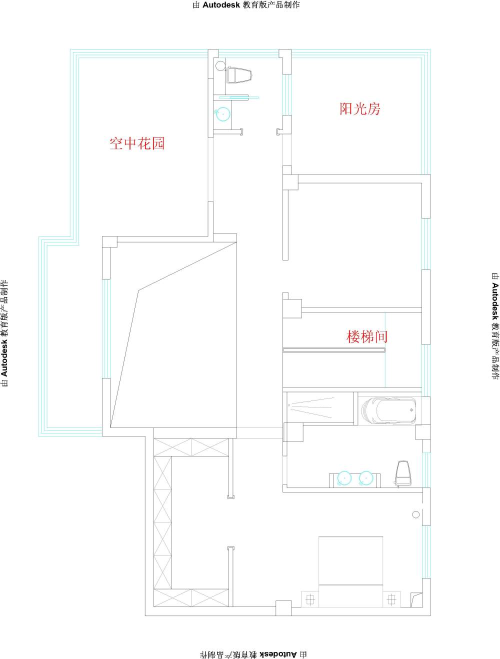 常规复式楼求突破。。大家一起探讨下=========_@IDhoof_CAD文件-Model111.jpg