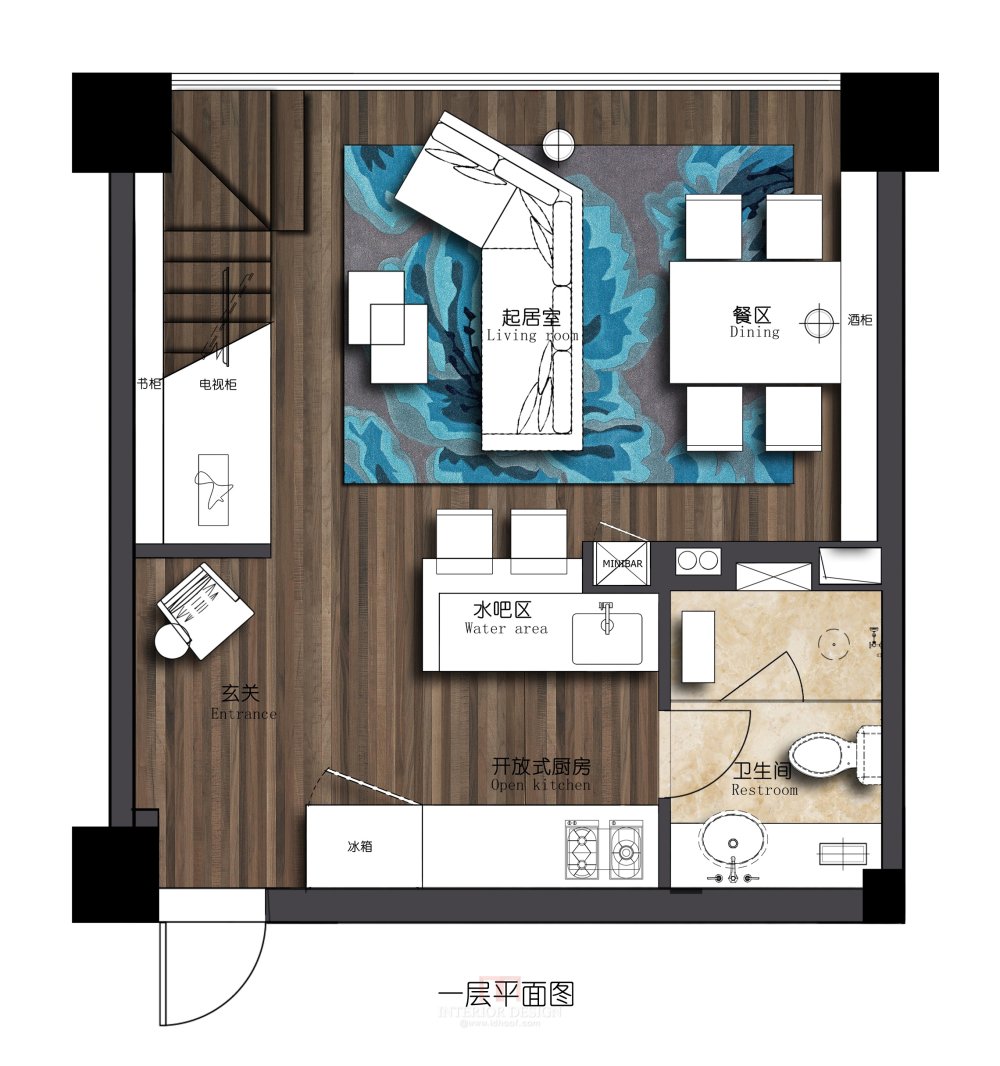 【第九期-住宅平面优化】一个40m²loft户型11个方案 投票奖励DB_10-1.jpg