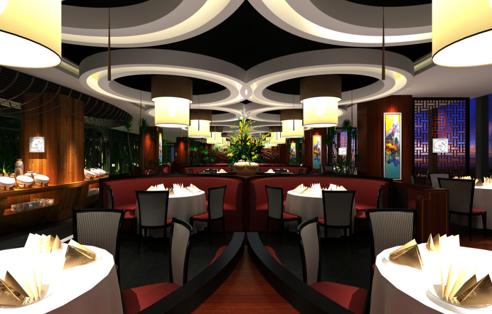 一个连锁主题菌火锅餐厅_9-1中山-菌香园餐厅效果图-圆沙发区2.jpg