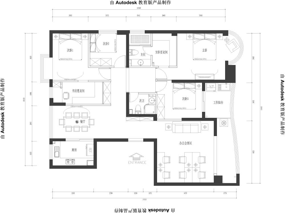 平面方案求研讨_水印长天26#2301-Model.jpg