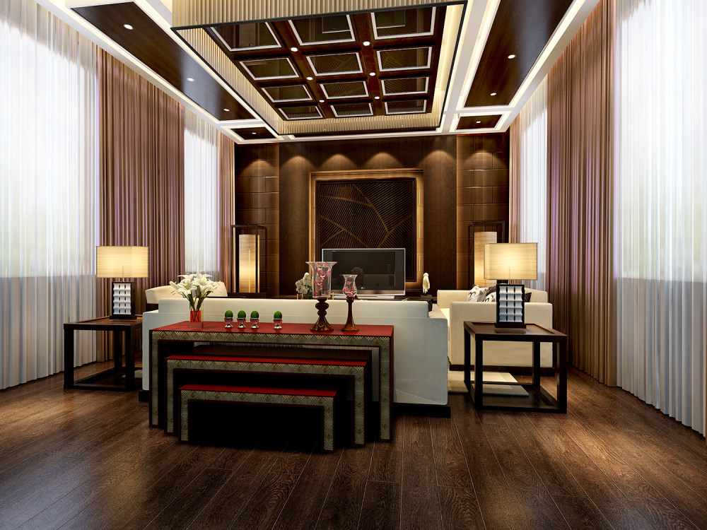 一套中式别墅餐厅客厅模型（含灯光参数材质贴图）_10.jpg