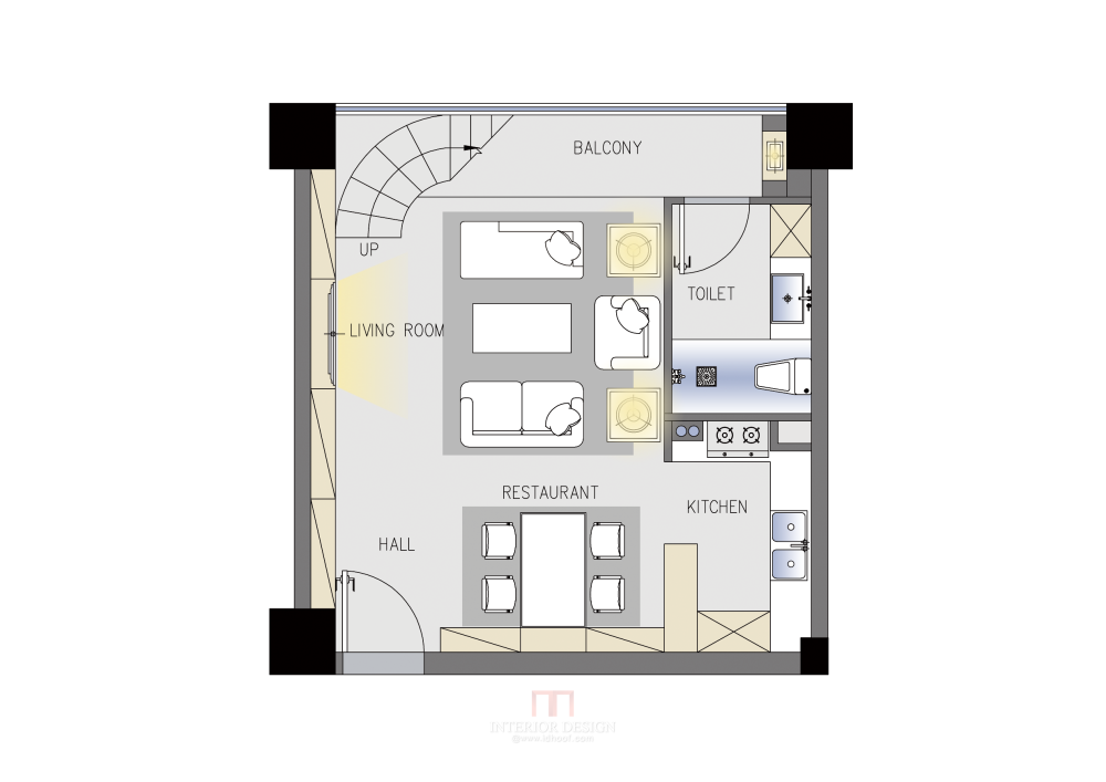 【第九期-住宅平面优化】一个40m²loft户型11个方案 投票奖励DB_level-1.png