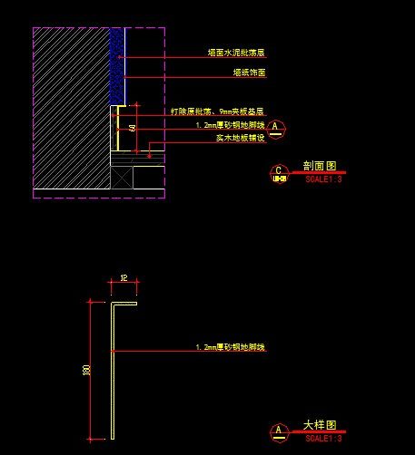 求墙面踢脚线内凹进去的做法 第3页 施工工艺-序赞网