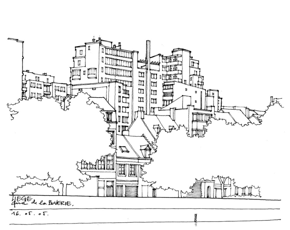 国外建筑师线稿1000张，钢笔铅笔水彩彩铅_380.jpg