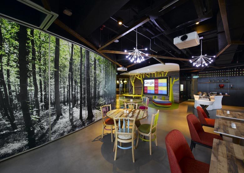 色彩斑斓的雨林世界 谷歌吉隆坡办公设计_popoffices-Google-Kuala-Lumpur-02.jpg