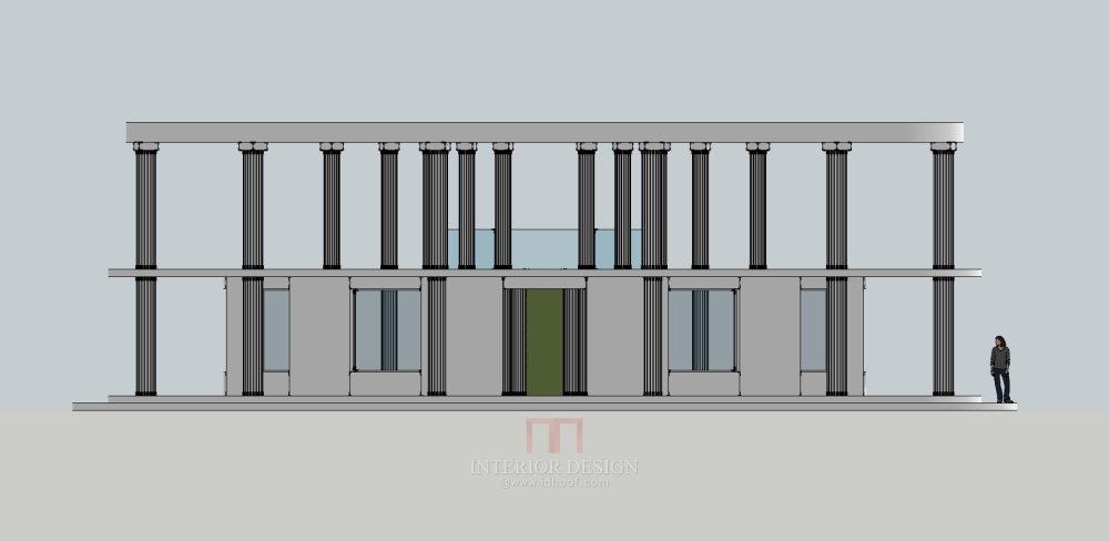 【第十期-住宅平面优化】一个圆形户型15个方案 投票奖励DB_003主视图.jpg