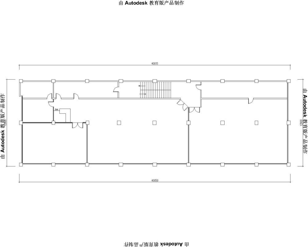 一个不锈钢展厅改造的平面方案_展厅原始平面布局