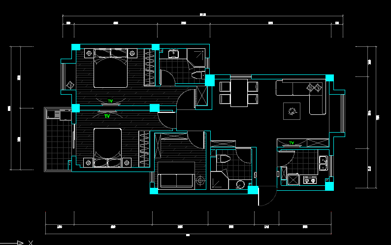 厕所门对着餐厅。还有鞋柜的地方如何处理_QQ截图20140804160830.png