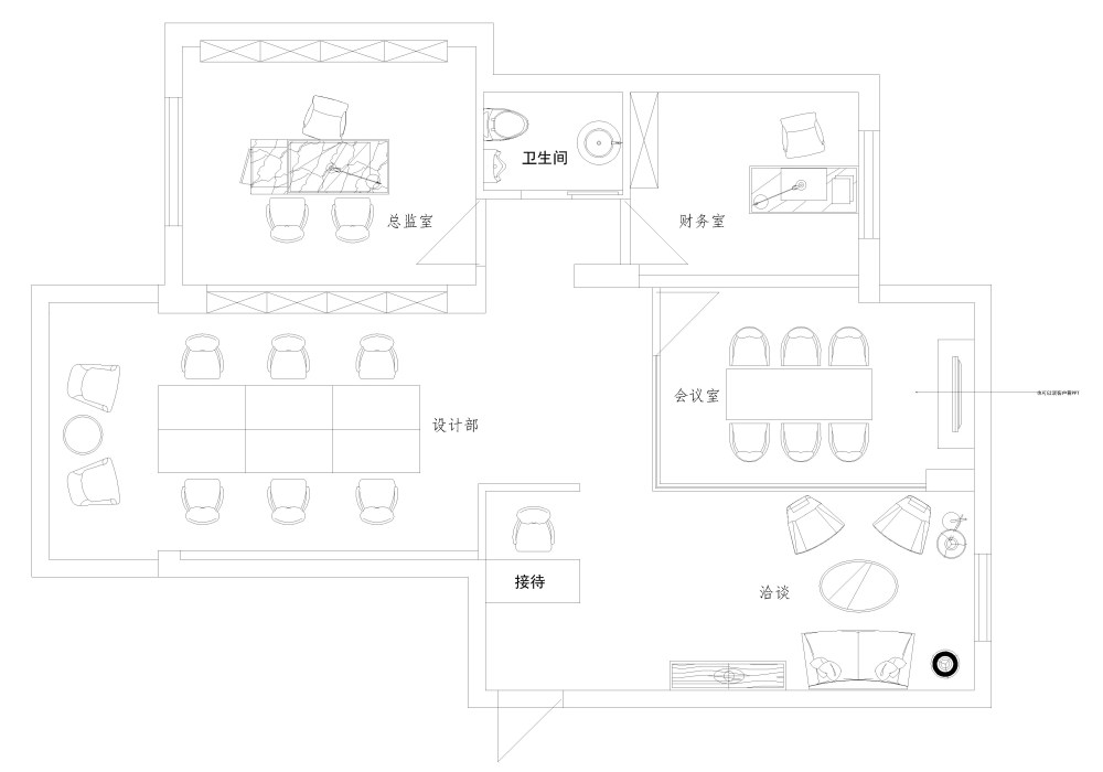 求大神帮忙看看一个家装户型怎么做办公空间。_万林小区.jpg