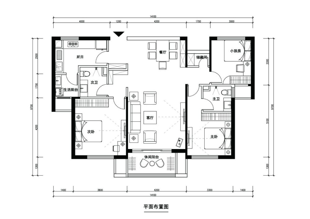 一个120多平米的家装，希望大家看看_方案.jpg