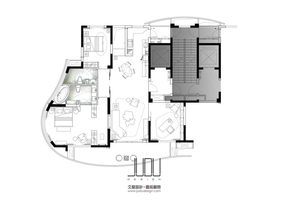 南昌-江上院3#楼801户型样板间---彩平过程图解_3.jpg