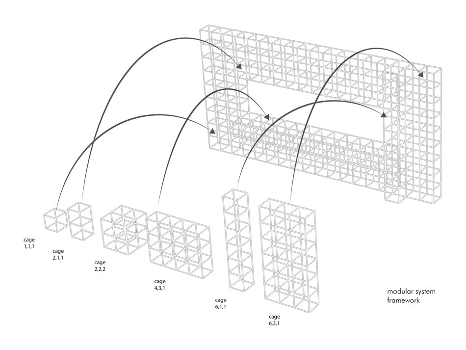 槃达 事务所将回收旧钢筋组合，为咖啡厅室内进行模块状..._recycled-steel-bars-designboom-20.jpg