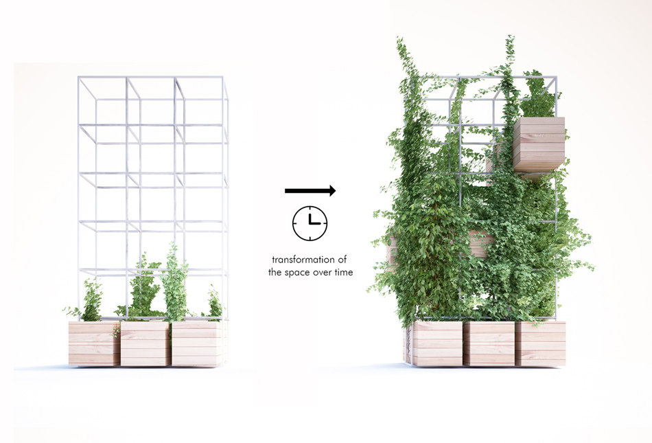 槃达 事务所将回收旧钢筋组合，为咖啡厅室内进行模块状..._recycled-steel-bars-designboom-22.jpg