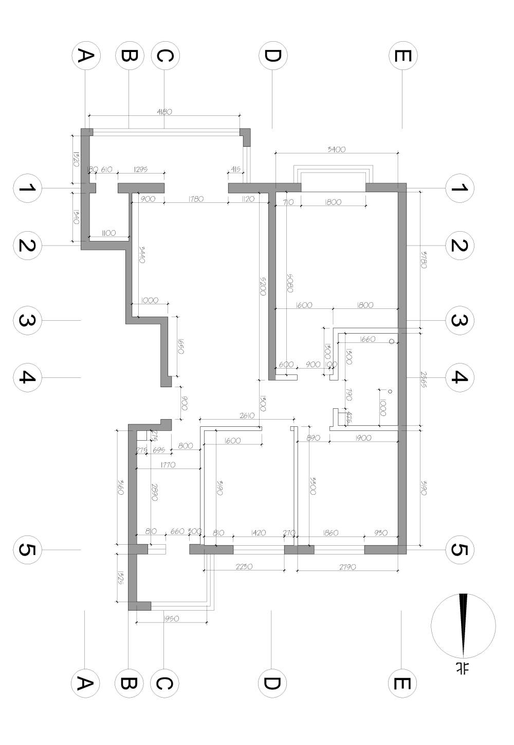 在帝都有住房不容易啊，108平自住，没钱土豪装，请给点..._C1-1-Model.jpg