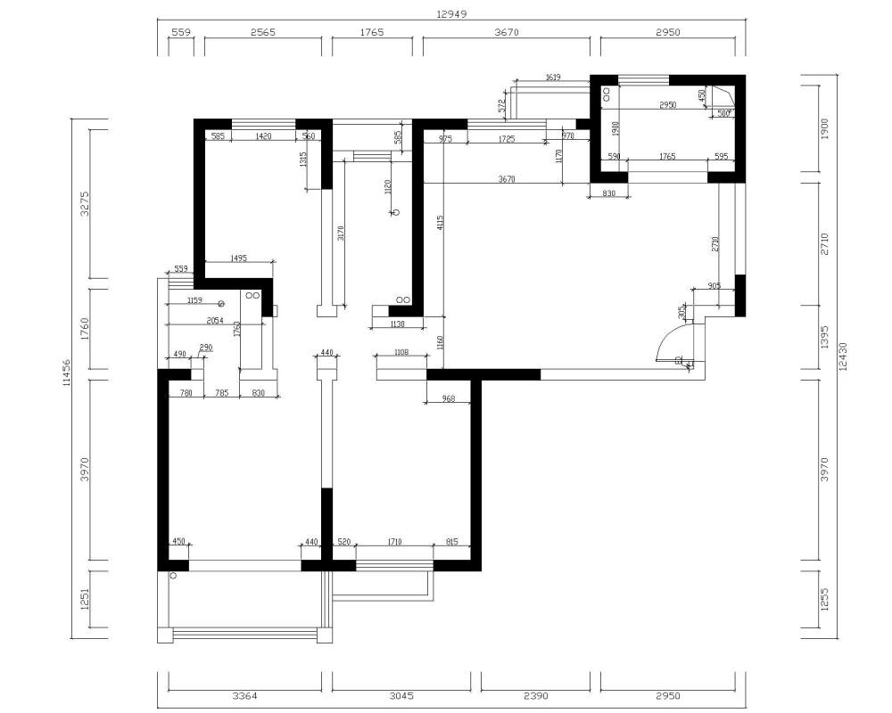 希望哪位大师给点建设性建议_户型图