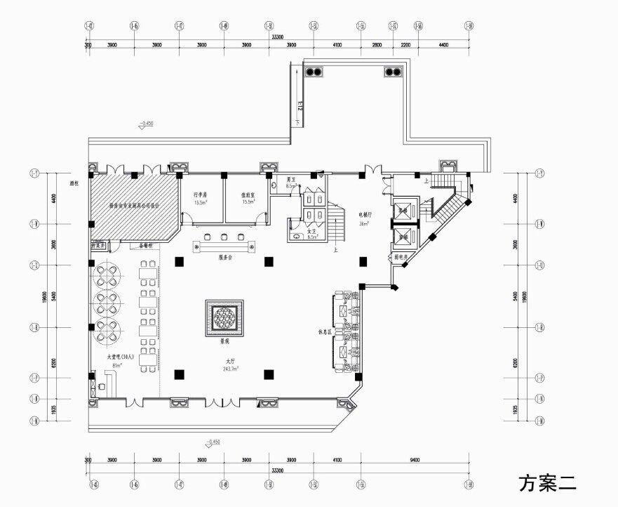 求大师帮我分析酒店大堂平面布置_大堂，希望给出见解