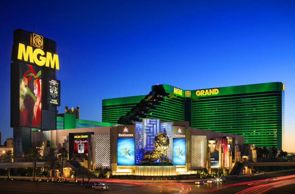 拉斯维加斯米高梅大酒店(官方摄影) MGM Grand Hotel and Casino_MGMGrandExterior.jpg