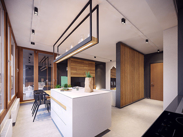 波兰华沙Bielanach的公寓设计 --006.jpg