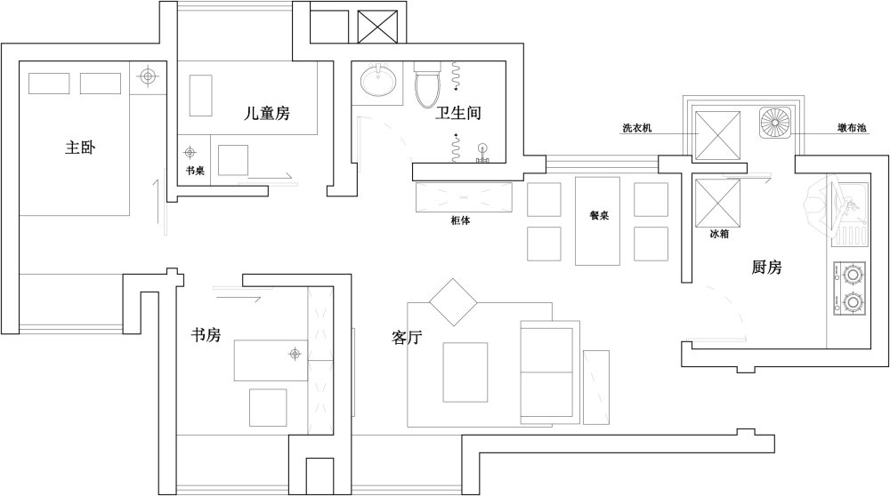 50平米的小户型_111