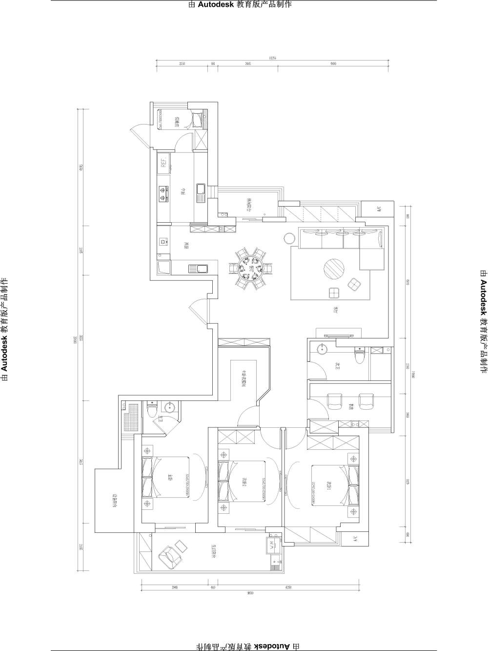 150m²的中式风格，自己做的方案部署很满意，请大家指教_111-Model.jpg