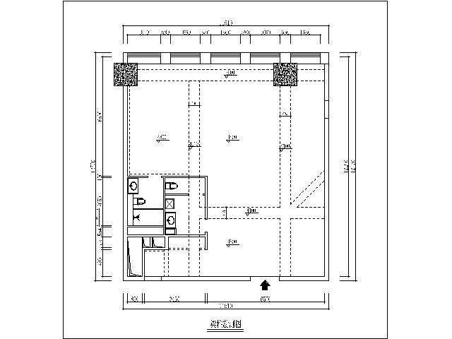 求教2层办公室怎么规划_原始图