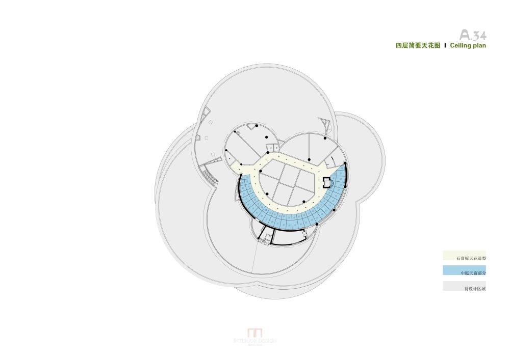 五彩文化广场一期_A-34四层简要天花图.jpg