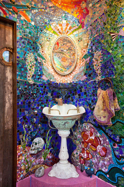 请问这样的马赛克在国内好做吗？有厂家跟大概报价吗_eclectic-bathroom (3).jpg